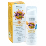 Eco-Cosmetics Детский крем для загара SPF 50 с экстрактом граната и облепихи BABY Sun cream LSF 50